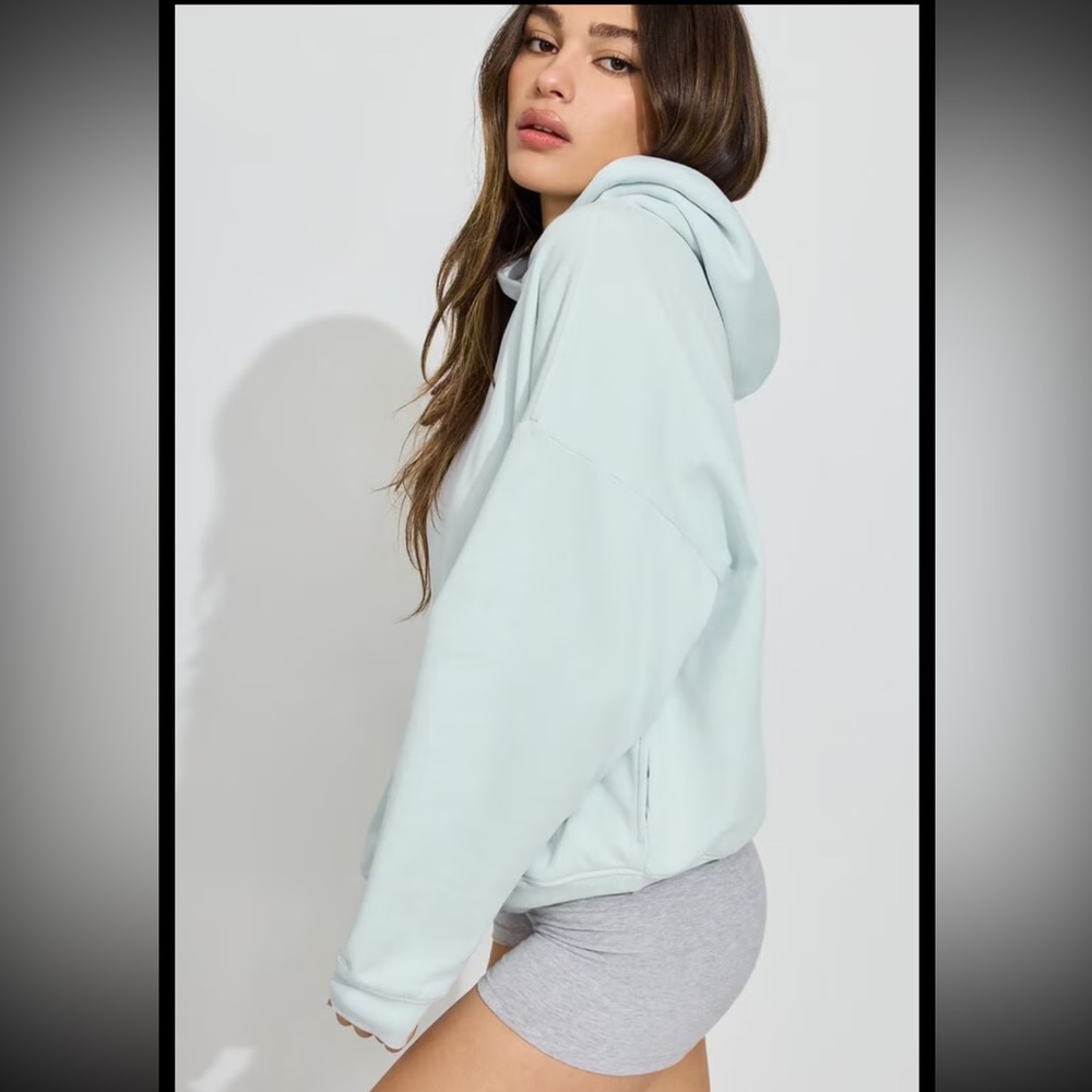 Garage Ultra Fleece Hoodie in Unique Washed Blue